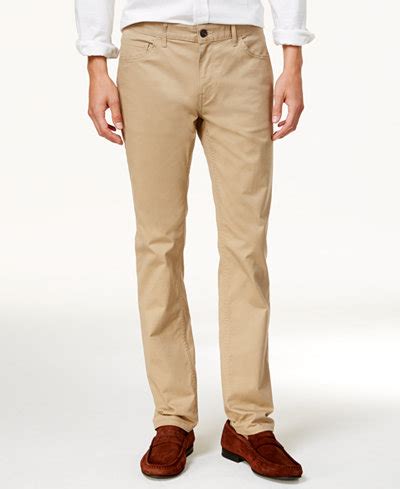 Michael Kors Mens Pants 38X32 Parker Slim Fit Chino Stretch 